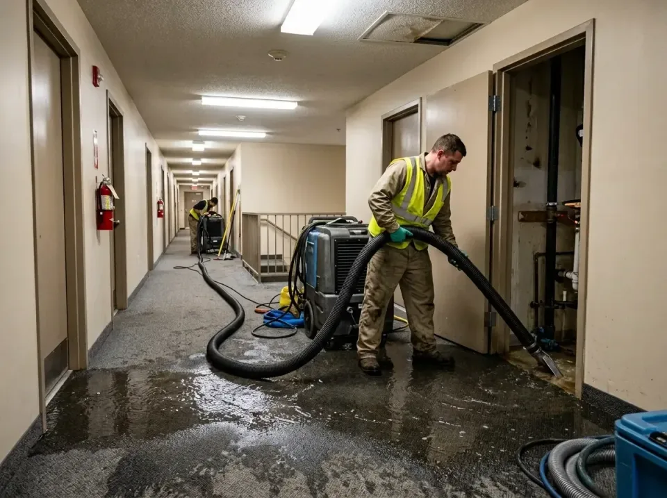 multi-unit-apartment-hallway-f-005 — frequently asked questions, Emergency Burst Pipe Water Extraction & Removal in North Ye…